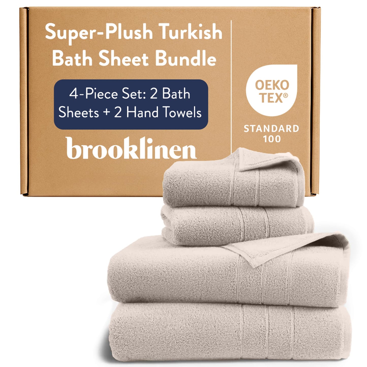 Super Plush Cotton Bath Towels Aloe Collection