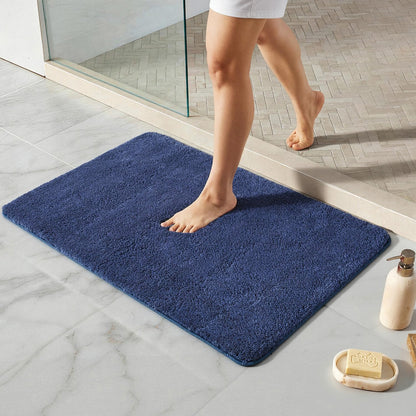 Ultra Soft Absorbent Bath Mat with Rubber Backing