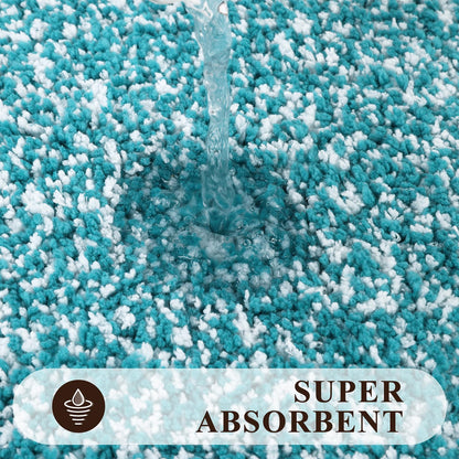 Microfiber Bath Rug Set with Plush Non-Slip Design