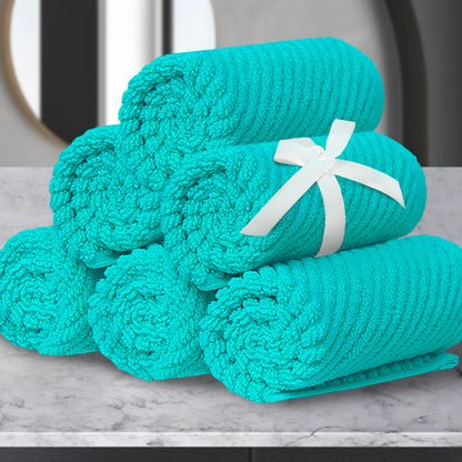 Cotton Bathroom Towel Gift Set 6-Piece Collection