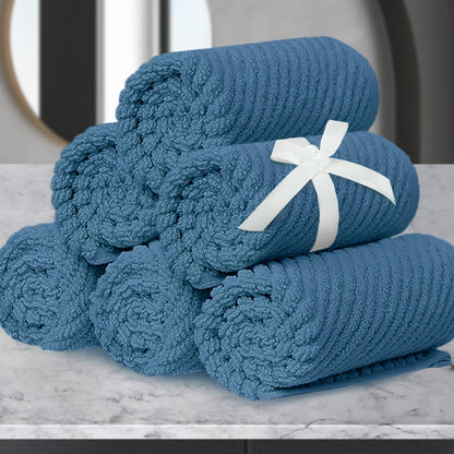 Cotton Bathroom Towel Gift Set 6-Piece Collection