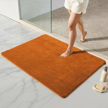 Ultra Soft Absorbent Bath Mat with Rubber Backing