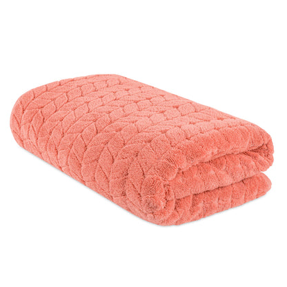 Turkish Cotton Towel Set Soft Plush Jacquard Design