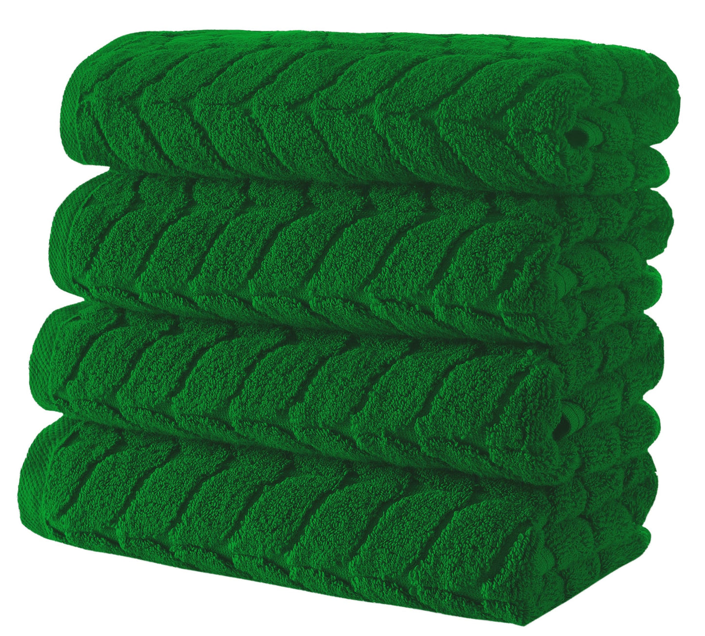 Turkish Cotton Towel Set Soft Plush Jacquard Design