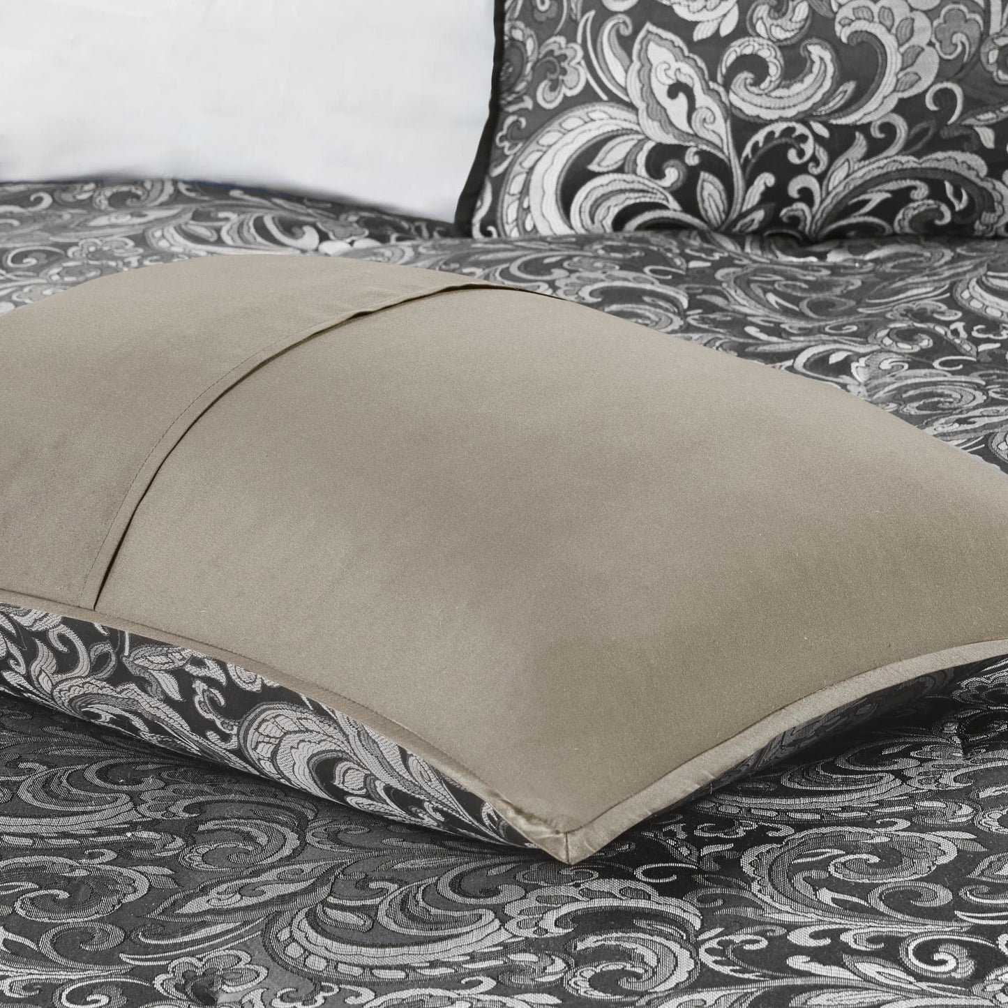 Paisley Comforter Set with Curtains 24-Piece Bedding