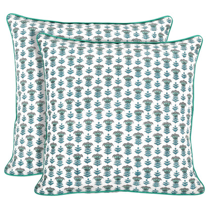 Block Print Cotton Decorative Cushion Cover Set