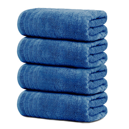 Extra Large Cotton Bath Towels Soft Quick-Dry 4-Pack
