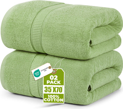Jumbo Cotton Bath Sheet Extra Large Soft Quick-Dry