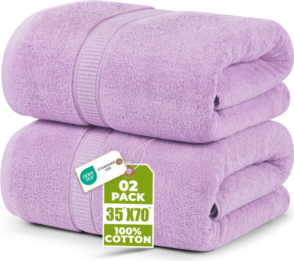 Jumbo Cotton Bath Sheet Extra Large Soft Quick-Dry