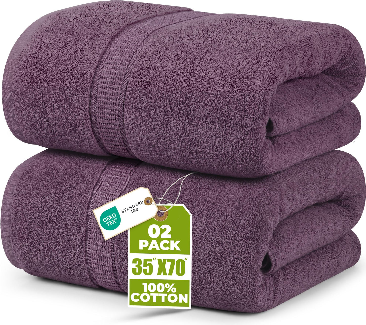 Jumbo Cotton Bath Sheet Extra Large Soft Quick-Dry