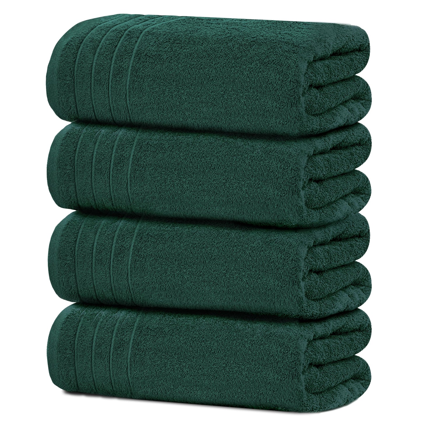 Extra Large Cotton Bath Towels Soft Quick-Dry 4-Pack