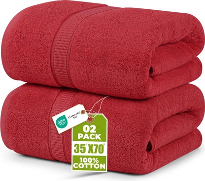 Jumbo Cotton Bath Sheet Extra Large Soft Quick-Dry