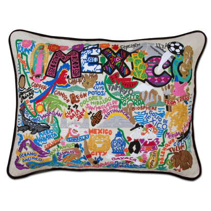 Midwest City Embroidered Decorative Throw Pillow