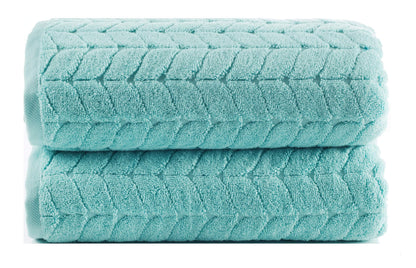 Turkish Cotton Towel Set Soft Plush Jacquard Design