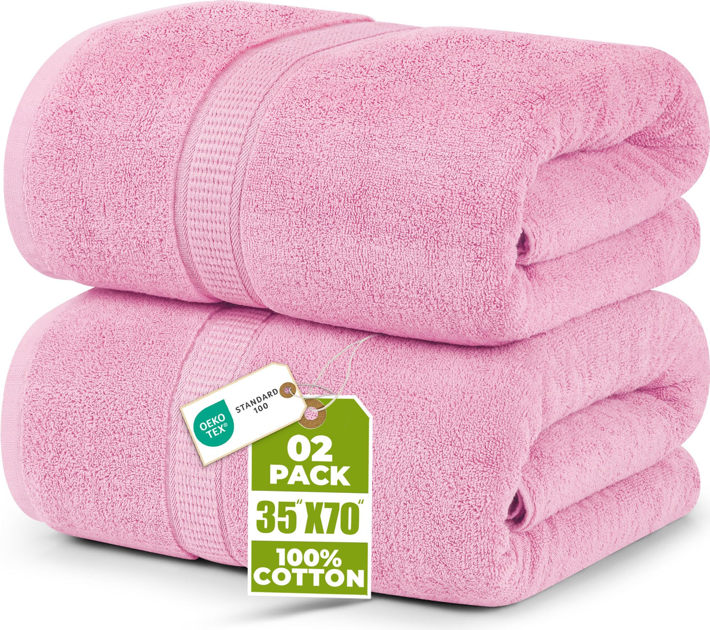 Jumbo Cotton Bath Sheet Extra Large Soft Quick-Dry