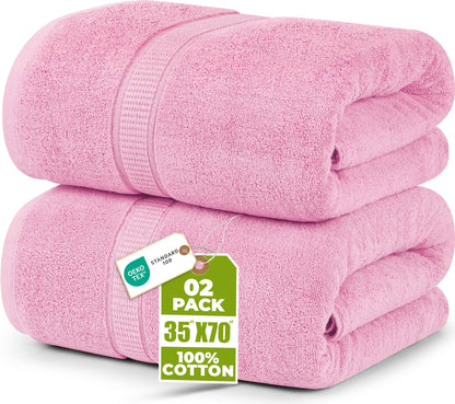Jumbo Cotton Bath Sheet Extra Large Soft Quick-Dry