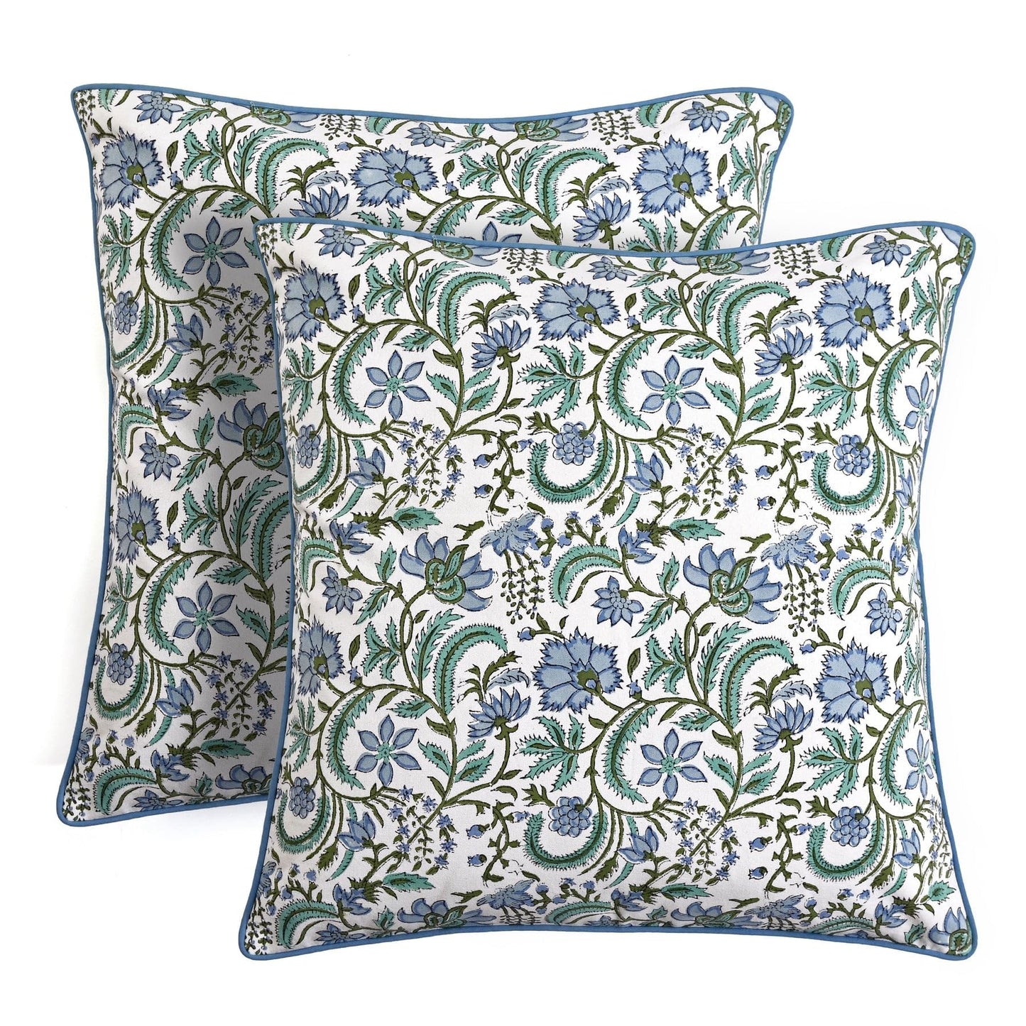 Block Print Cotton Decorative Cushion Cover Set