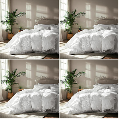 Serta Goose Feather Down Fiber Cotton Comforter