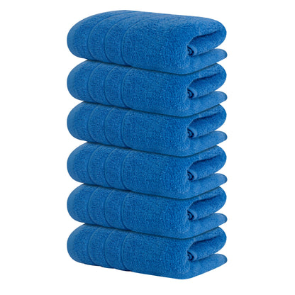 Soft Cotton Hand Towel Set Quick-Dry 6-Pack