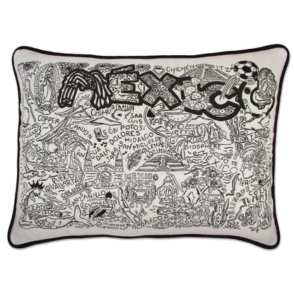 Midwest City Embroidered Decorative Throw Pillow