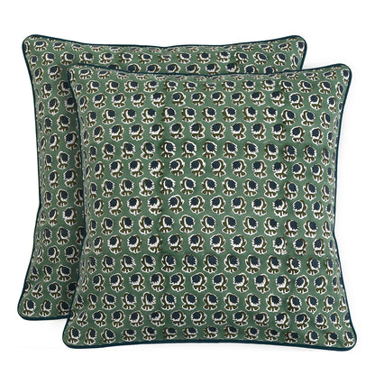 Block Print Cotton Decorative Cushion Cover Set