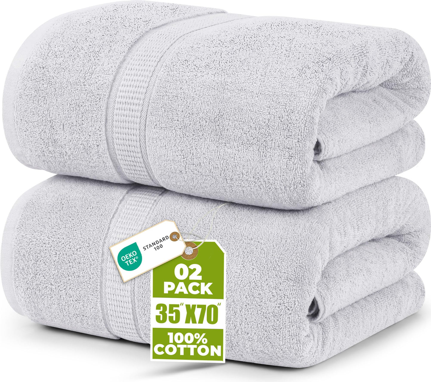 Jumbo Cotton Bath Sheet Extra Large Soft Quick-Dry