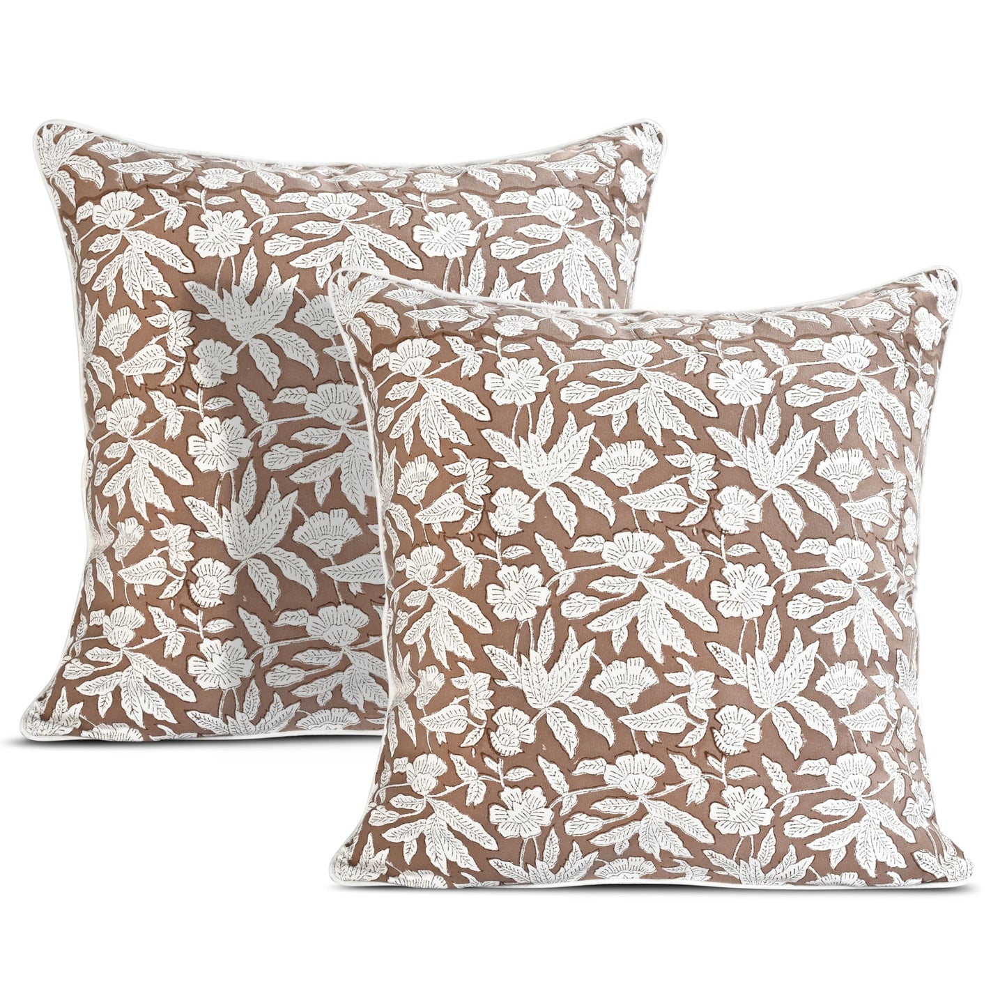 Block Print Cotton Decorative Cushion Cover Set