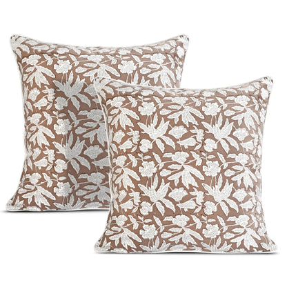 Block Print Cotton Decorative Cushion Cover Set