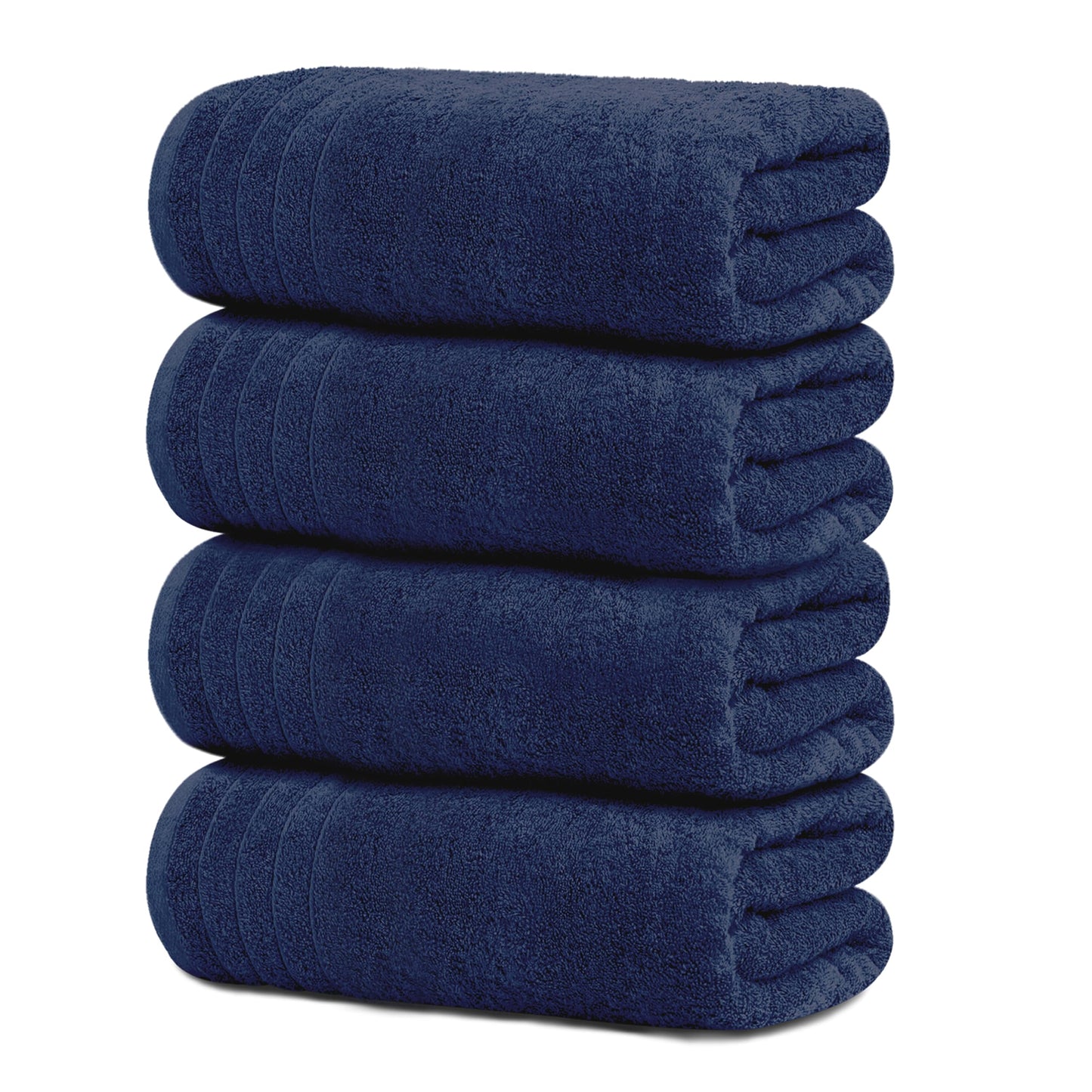 Extra Large Cotton Bath Towels Soft Quick-Dry 4-Pack