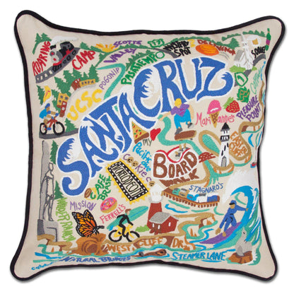 Midwest City Embroidered Decorative Throw Pillow