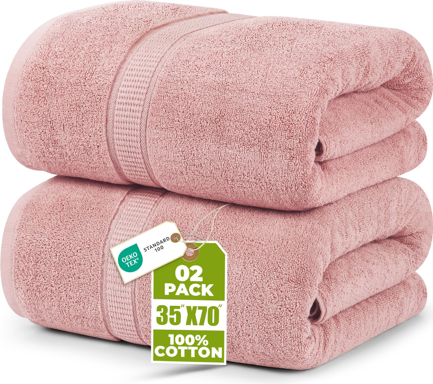 Jumbo Cotton Bath Sheet Extra Large Soft Quick-Dry