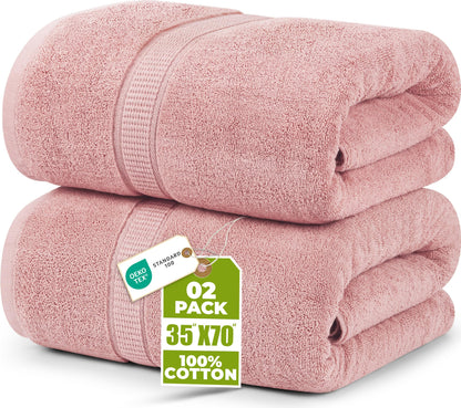 Jumbo Cotton Bath Sheet Extra Large Soft Quick-Dry