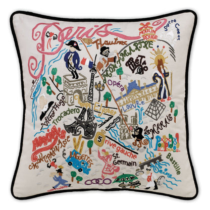 Midwest City Embroidered Decorative Throw Pillow