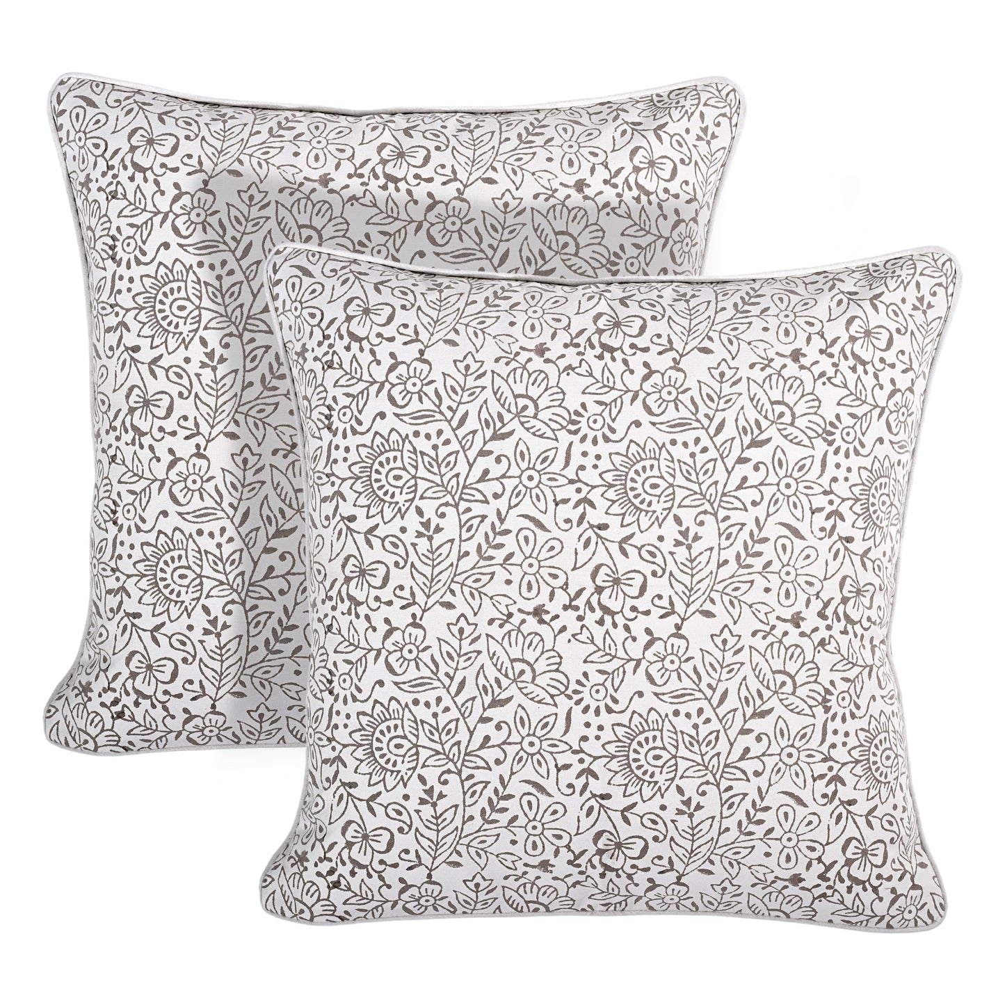 Block Print Cotton Decorative Cushion Cover Set