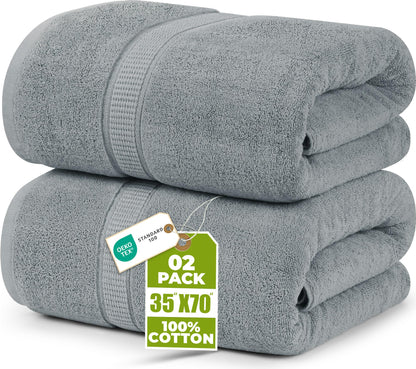 Jumbo Cotton Bath Sheet Extra Large Soft Quick-Dry