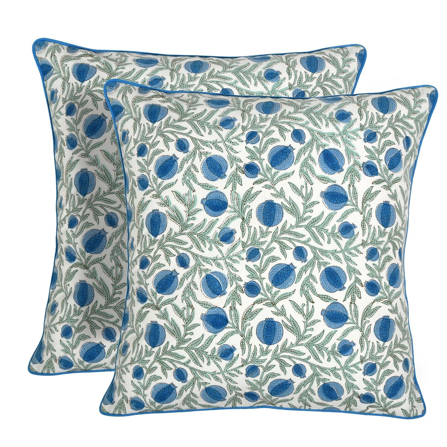 Block Print Cotton Decorative Cushion Cover Set