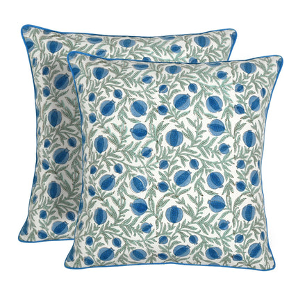 Block Print Cotton Decorative Cushion Cover Set