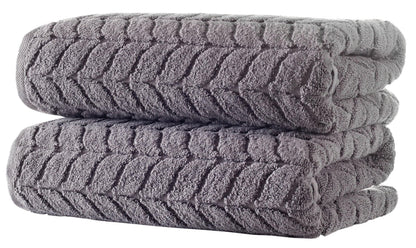 Turkish Cotton Towel Set Soft Plush Jacquard Design