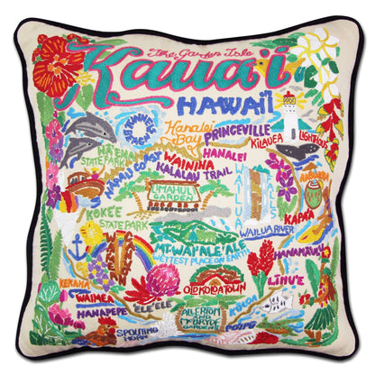 Midwest City Embroidered Decorative Throw Pillow