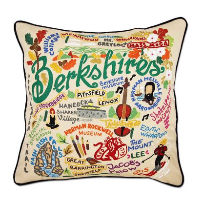 Midwest City Embroidered Decorative Throw Pillow