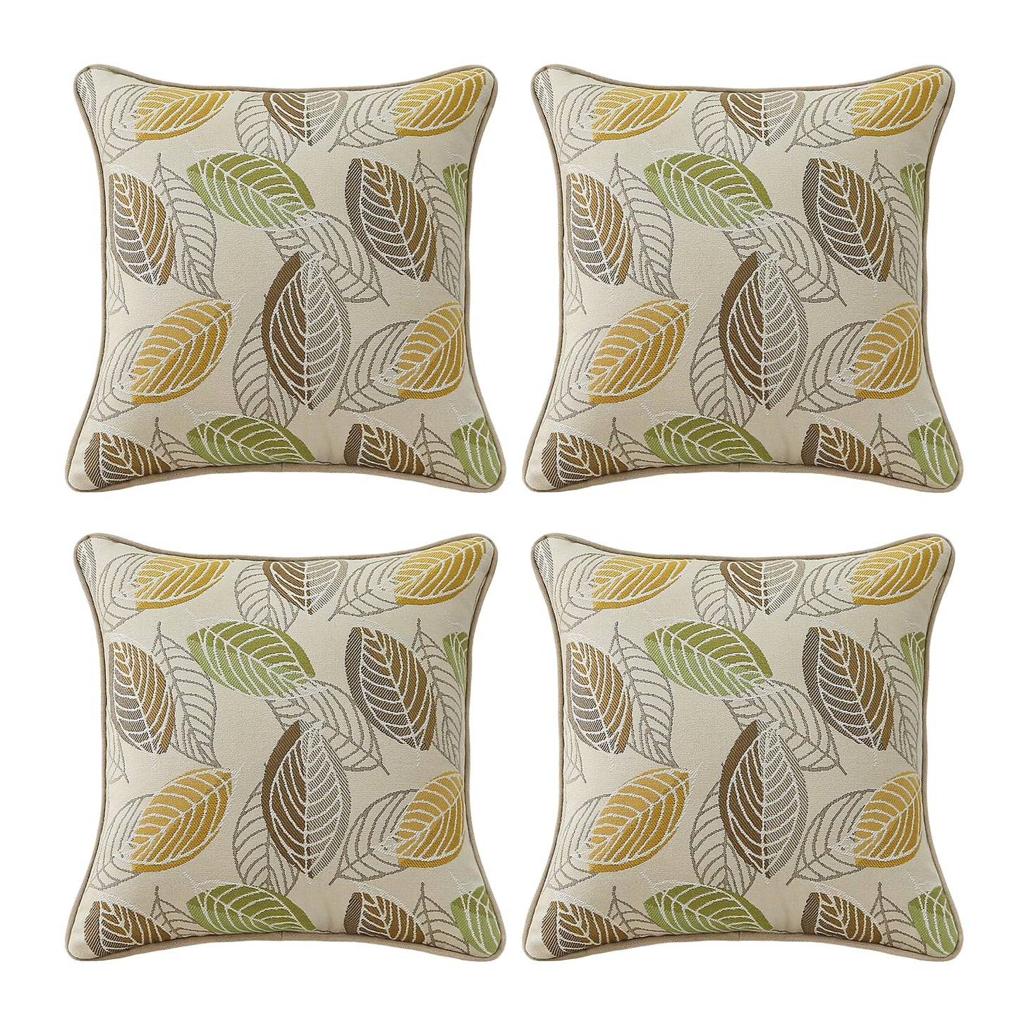 Outdoor Decorative Pillow Set for Patio Couch