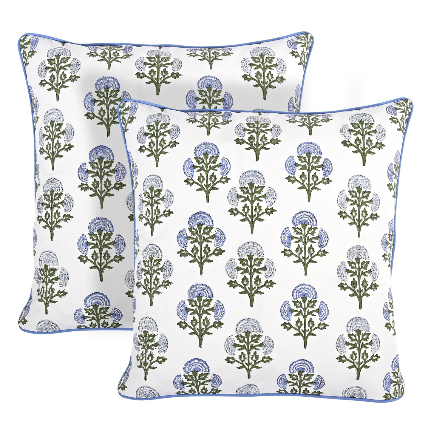 Block Print Cotton Decorative Cushion Cover Set