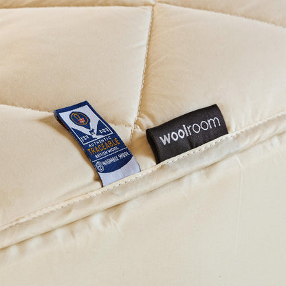 Natural Wool Mattress Protector Thermoregulating Cover