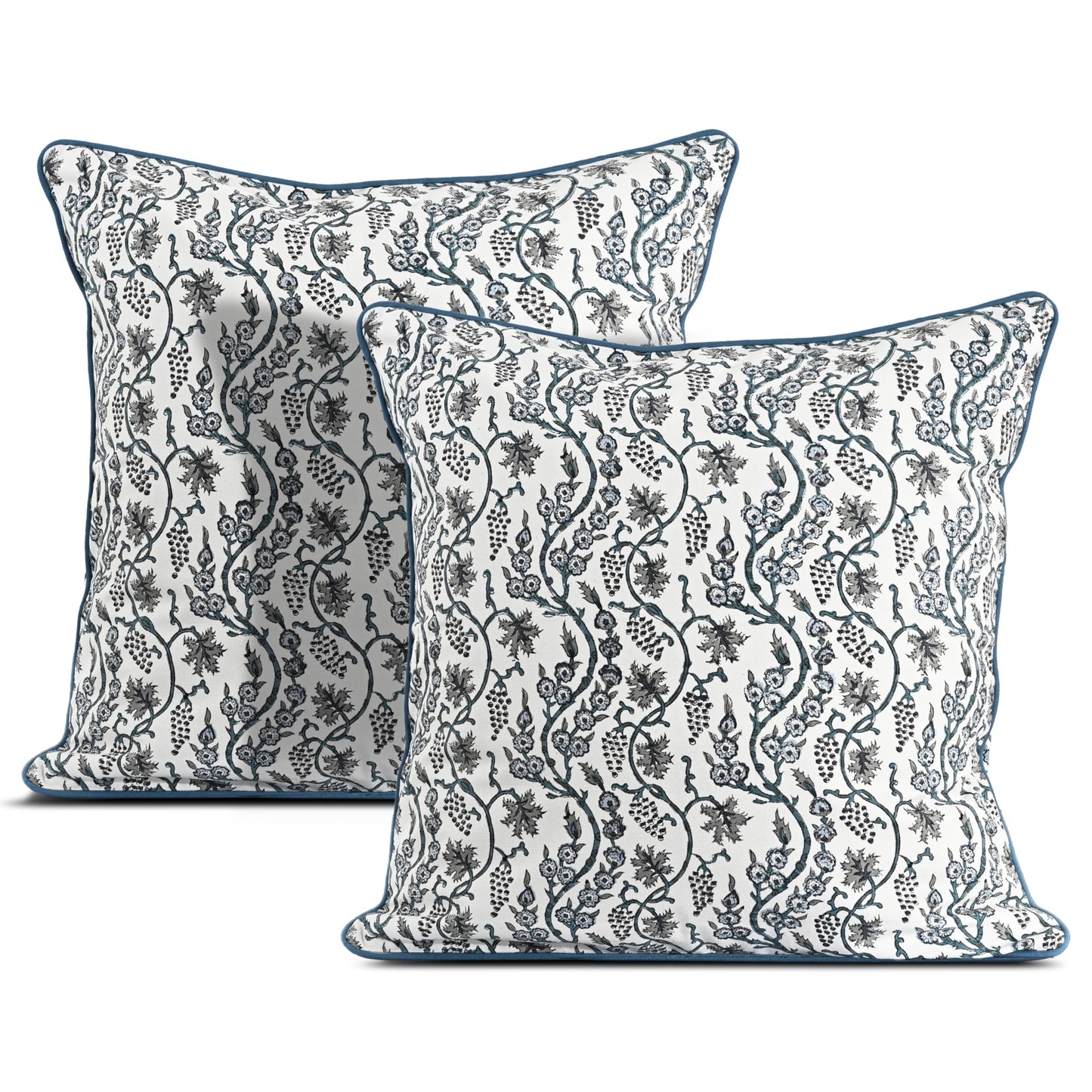 Block Print Cotton Decorative Cushion Cover Set