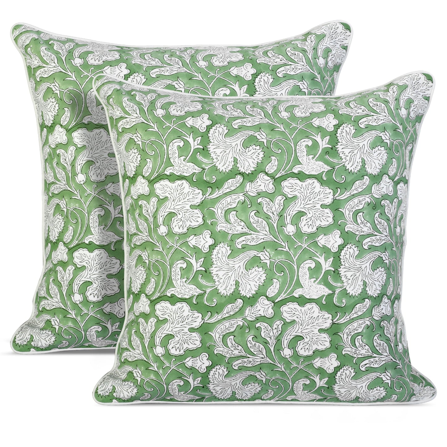 Block Print Cotton Decorative Cushion Cover Set