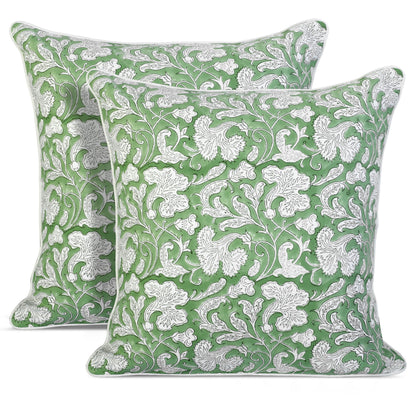 Block Print Cotton Decorative Cushion Cover Set