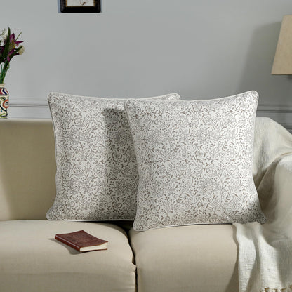 Block Print Cotton Decorative Cushion Cover Set