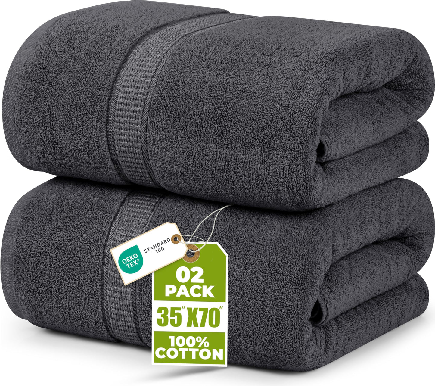 Jumbo Cotton Bath Sheet Extra Large Soft Quick-Dry