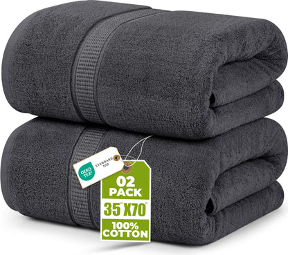 Jumbo Cotton Bath Sheet Extra Large Soft Quick-Dry