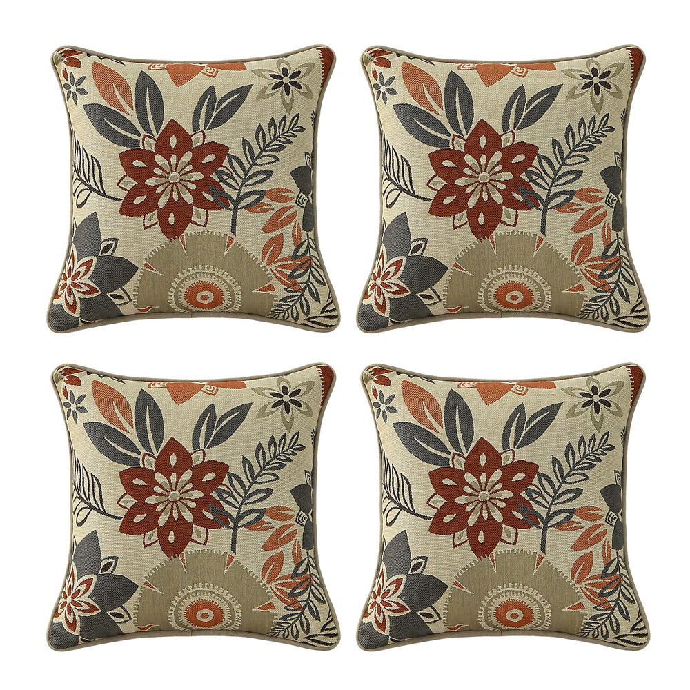 Outdoor Decorative Pillow Set for Patio Couch